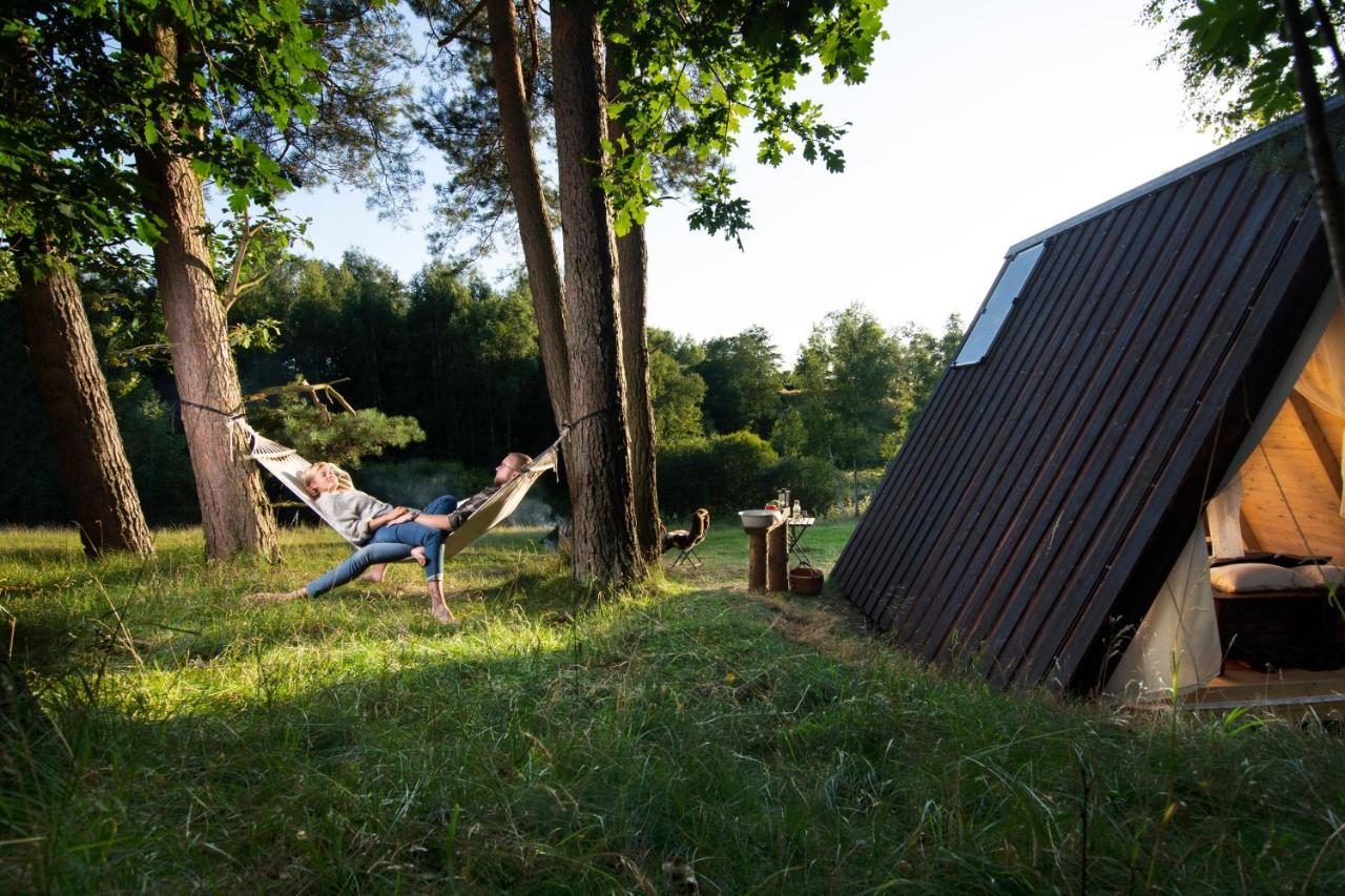 Sandfallet Glamping ลาโฮล์ม ภายนอก รูปภาพ